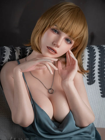 S4266—152cm/4ft11-30.6kg E Cup Silicone Realistic Full Size BBW Sex Doll | Jiusheng Doll
