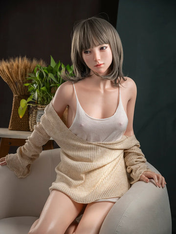S4268—168cm/5ft5 Elise 36.2kg C Cup Silicone Realistic Sex Doll | Jiusheng Doll