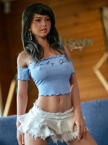 S4180-161cm(5ft3)-37kg Naomi D Cup Silicone ROS Best Big Tits Asian Life Size Sex Doll丨Lusandy doll