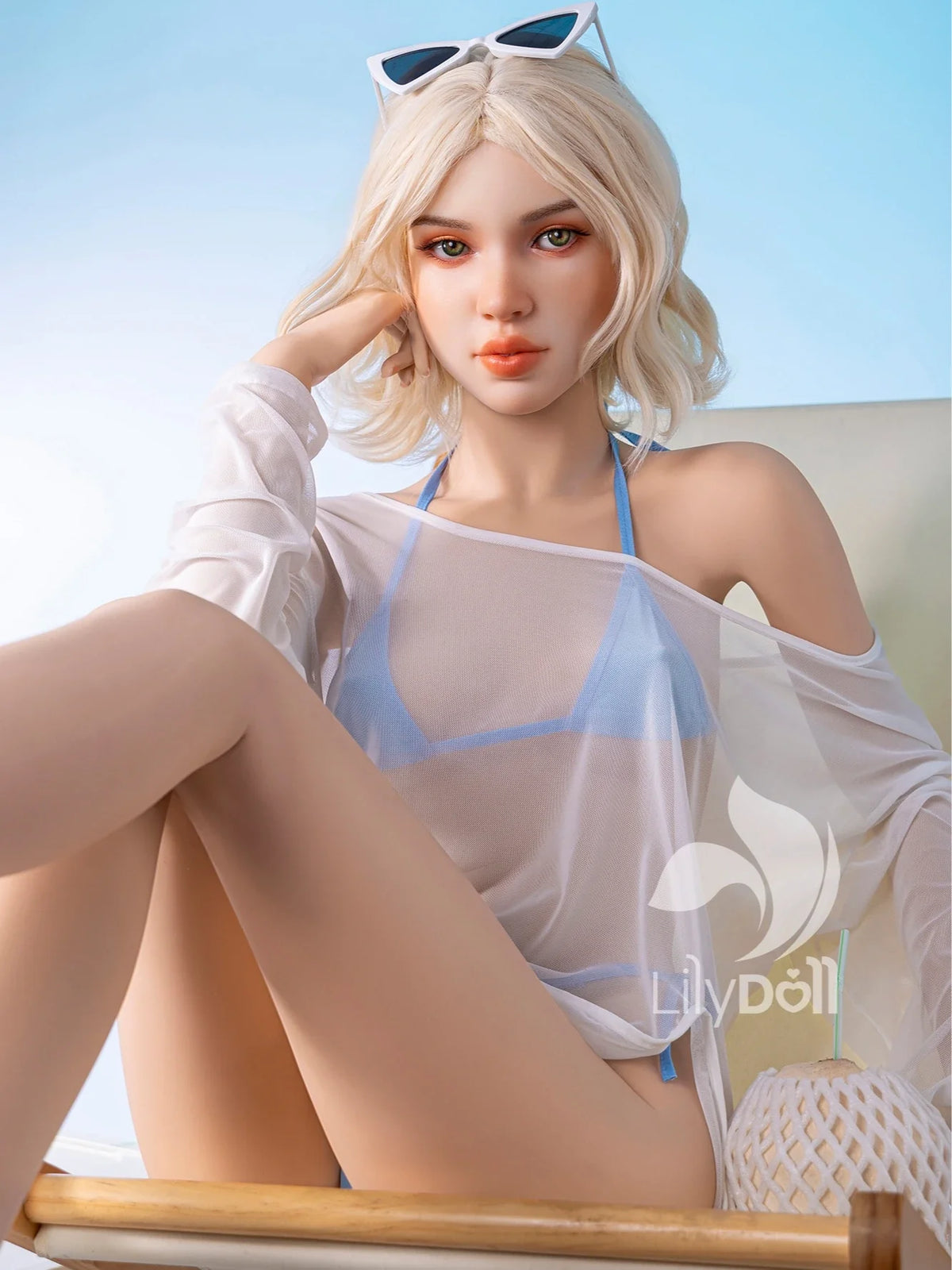 S4141K—166cm/5ft5-34kg C Cup TPE Body + Silicone Head Sex Doll 【IN STOCK USA】| LilyDoll