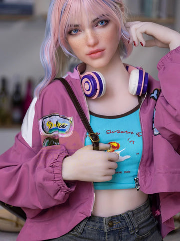 S1474- Flat Cheast Silicone Head Sex Doll｜Irontech Doll-162cm(5.3ft) A Cup