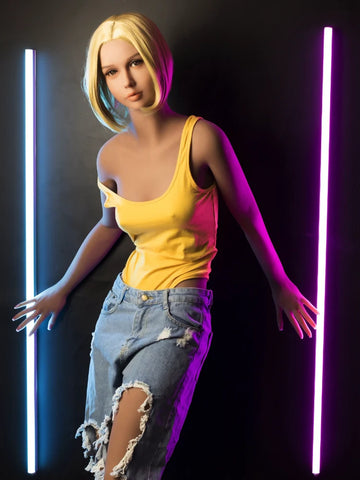 S1899- Blonde TPE Sex Doll丨WM Doll-166cm(5.5ft)-36kg B Cup