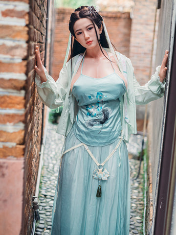 S639-163cm/5ft3-32kg G Cup Asian Yuyan Silicone Fantasy Cheap Chinese Sex Doll | Starpery Doll