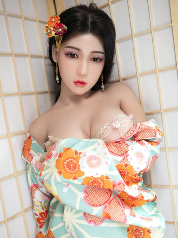 S3230 Japanese Medium Chest Silicone Head Sex Doll | Aibei 158cm-33kg E Cup