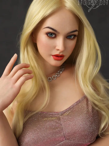 S3412-Lora Blonde Silicone Sex Doll｜Normon doll 165cm D Cup