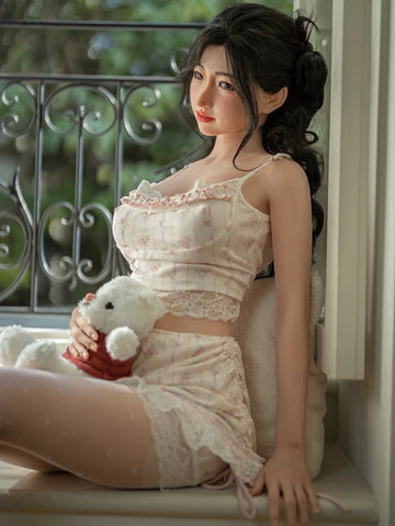 S608-159cm/5ft2 Silicone Sex Doll Yufan E Cup Petite Asian Beauty with Black Hair｜Starpery Doll