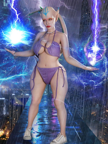 S288- Alien ELF Fantasy Full Silicone Big Booty Sexual Small Alien Sex Dolls｜Dolls Castle 153cm F Cup