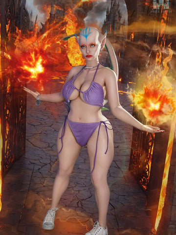 S288- Alien ELF Fantasy Full Silicone Big Booty Sexual Small Alien Sex Dolls｜Dolls Castle 153cm F Cup