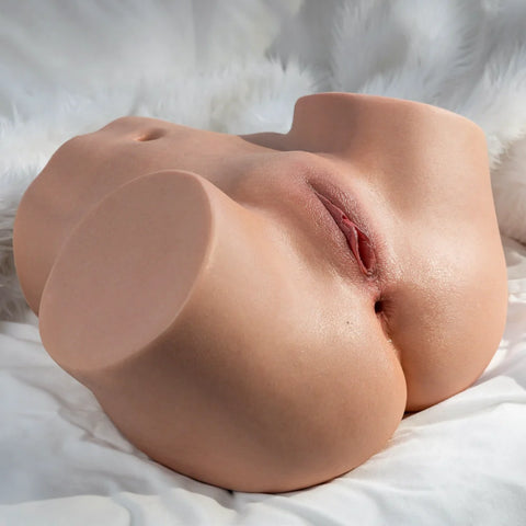 M108-Silicone Real Realistic Big Butt Sexy Ass Sex Doll Torso | Judy Runa 26.9 lbs