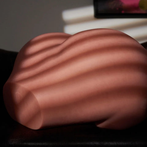 M103-Life-Size Silicone Big Ass Black Sex Doll Torso with Realistic Skin Texture - Climax Doll (27.5lb)