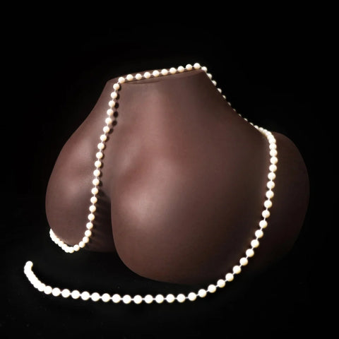 M106-Silicone Curvy Big Black Ass Torso Doll – Full Hip Design for Realistic Experience - Climax Doll (27.5lb)