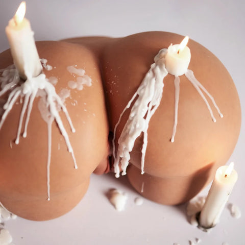 M107-Sexy Silicone Big Ass Sex Doll Torso – Real Skin Texture and Deep Feel - Climax Doll (27.5lb)
