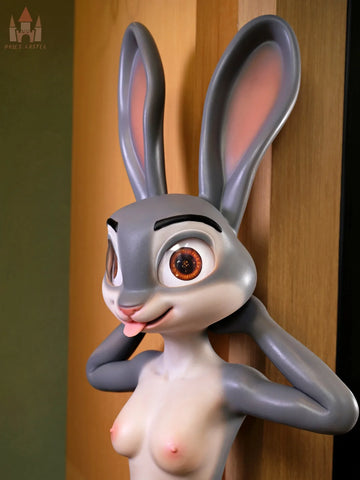 S198-168cm/5ft6-40kg A Cup Rabbit Police Officer Anime Flat Chest Best Animal Furry Character Sex Doll｜Castle Doll