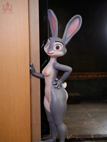 S198-168cm/5ft6-40kg A Cup Rabbit Police Officer Anime Flat Chest Best Animal Furry Character Sex Doll｜Castle Doll