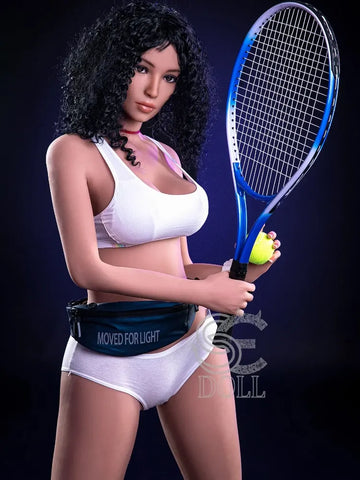 F868-159cm-37kg Maggie H Cup TPE Latina Sexy Sportiva Donna Tette Grandi Bambola d'Amore  | SE Doll