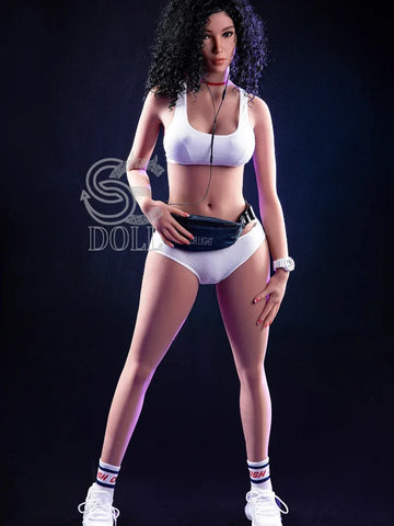 F868-159cm-37kg Maggie H Cup TPE Latina Sexy Sportiva Donna Tette Grandi Bambola d'Amore  | SE Doll