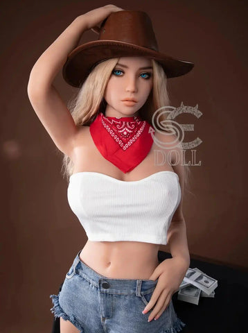 F826—158cm-33.5kg Jenny D Cup TPE Sexy Adulti Cowboy Ragazza latina d'amore | SE Doll