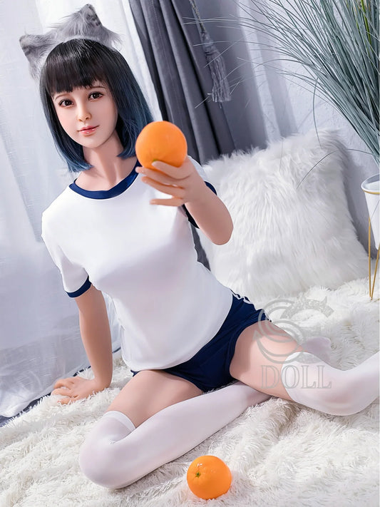 F3743-166cm-34.5kg Miyuki C Cup TPE Anime Ragazza Asiatica Carina Seno Piccolo Loli Del Sesso |SE Doll