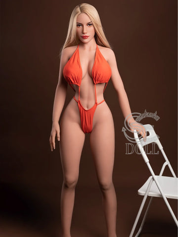 F3704-161cm-35kg Janice F Cup TPE Bionda Costume Da Bagno Donna Europea dell'Amore｜SE Doll