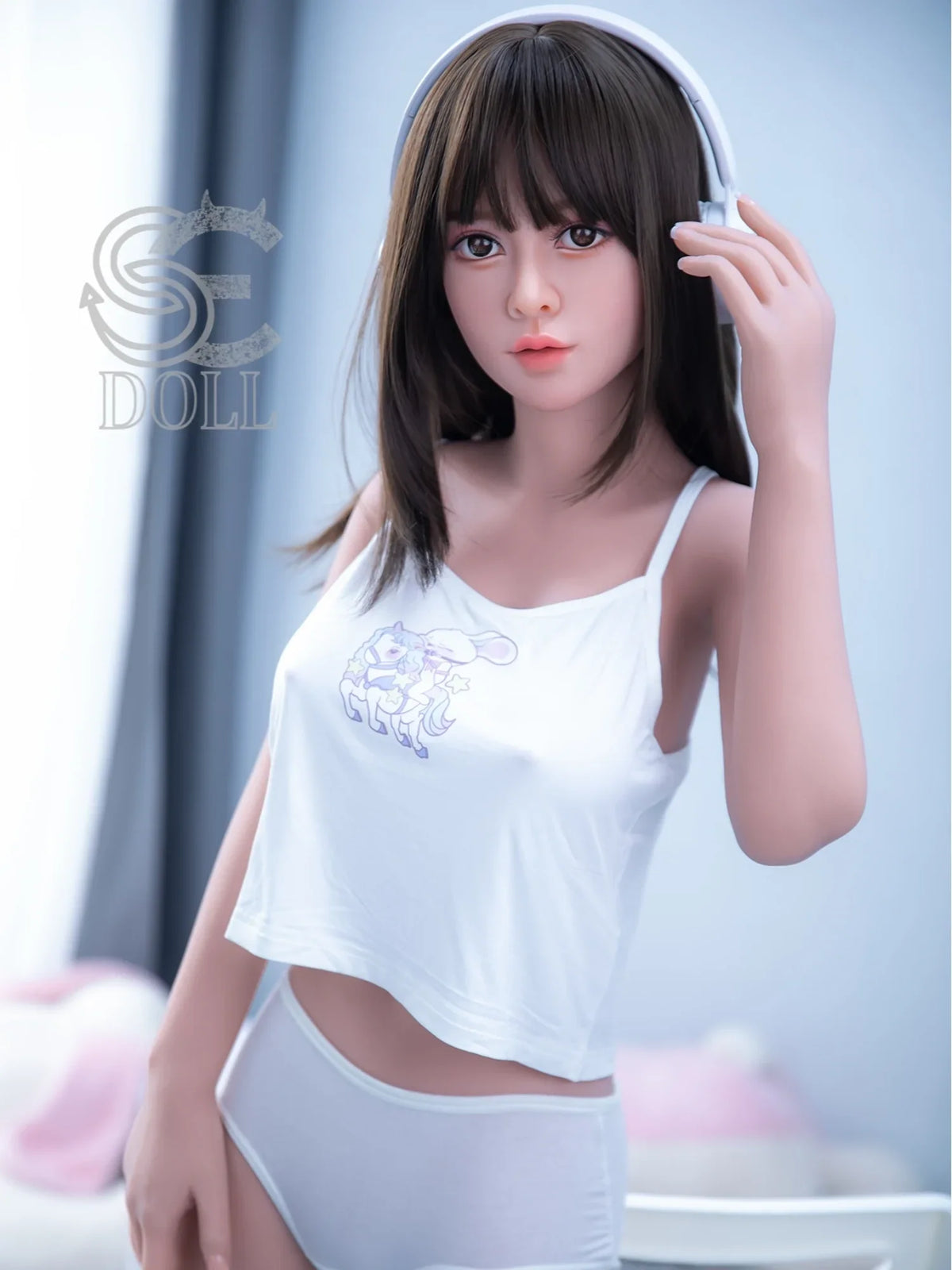 F851—151cm-25kg E Cup TPE Ragazza Asiatica Carina Giovane Del sesso  | SE Doll
