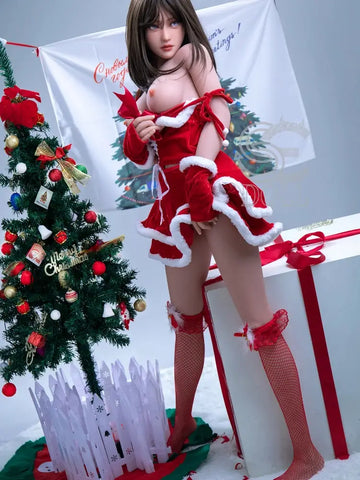 F866-153cm-29.5kg Yuuka F Cup TPE Christmas Giapponese Sottile Del Sesso  | SE Doll