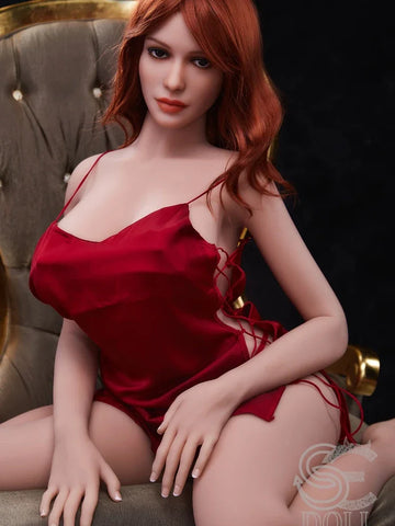 F819—157cm-35kg Marian H Cup TPE Full Size Dell'amore Donna Sexy Rossa Adulta | SE Doll