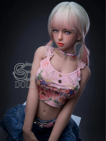 S3762-Mika.D F Cup Cute TPE Mini Sex Doll Pink Hair Fashion Girl｜SE Doll 153cm(5ft)-29.5kg