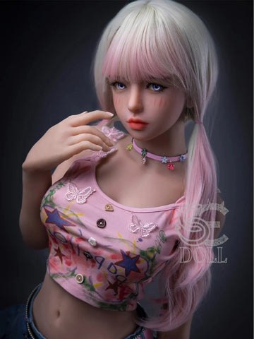 S3762-Mika.D F Cup Cute TPE Mini Sex Doll Pink Hair Fashion Girl｜SE Doll 153cm(5ft)-29.5kg
