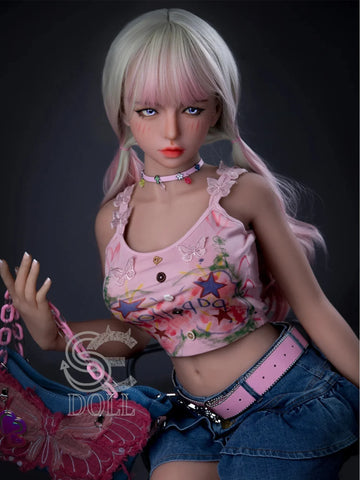 S3762-Mika.D F Cup Cute TPE Mini Sex Doll Pink Hair Fashion Girl｜SE Doll 153cm(5ft)-29.5kg