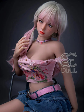 S3762-Mika.D F Cup Cute TPE Mini Sex Doll Pink Hair Fashion Girl｜SE Doll 153cm(5ft)-29.5kg