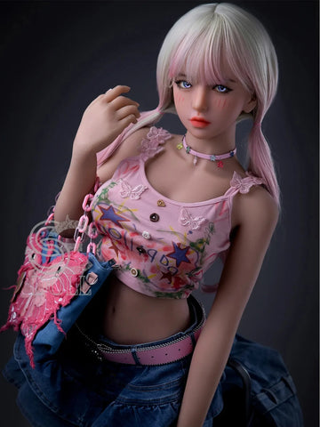 S3762-Mika.D F Cup Cute TPE Mini Sex Doll Pink Hair Fashion Girl｜SE Doll 153cm(5ft)-29.5kg