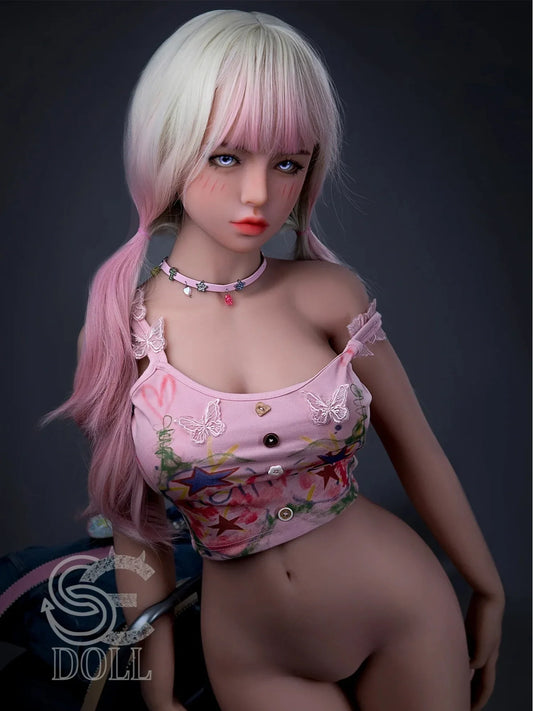 S3762-Mika.D F Cup Cute TPE Mini Sex Doll Pink Hair Fashion Girl｜SE Doll 153cm(5ft)-29.5kg