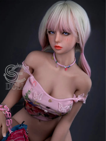 S3762-Mika.D F Cup Cute TPE Mini Sex Doll Pink Hair Fashion Girl｜SE Doll 153cm(5ft)-29.5kg