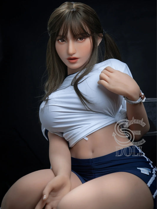 S3761-Piper H Cup TPE Sexy Big Breasted Cute Brunette Chinese Girl Love Doll｜SE Doll 157cm(5ft1)-35kg