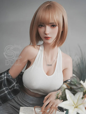 S3638- Bridget.A E Cup Large Breast Skinny Asian Medium butt Real Silicone Love Doll | SE Doll 161cm(5.3ft)-34kg
