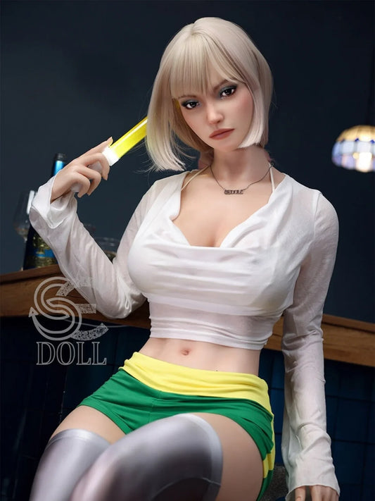 S3579-Jenny.M E Cup Mescular Butt Muscle European Real Silicone Medium butt Sex Doll｜SE Doll 167cm(5.5ft)-34kg