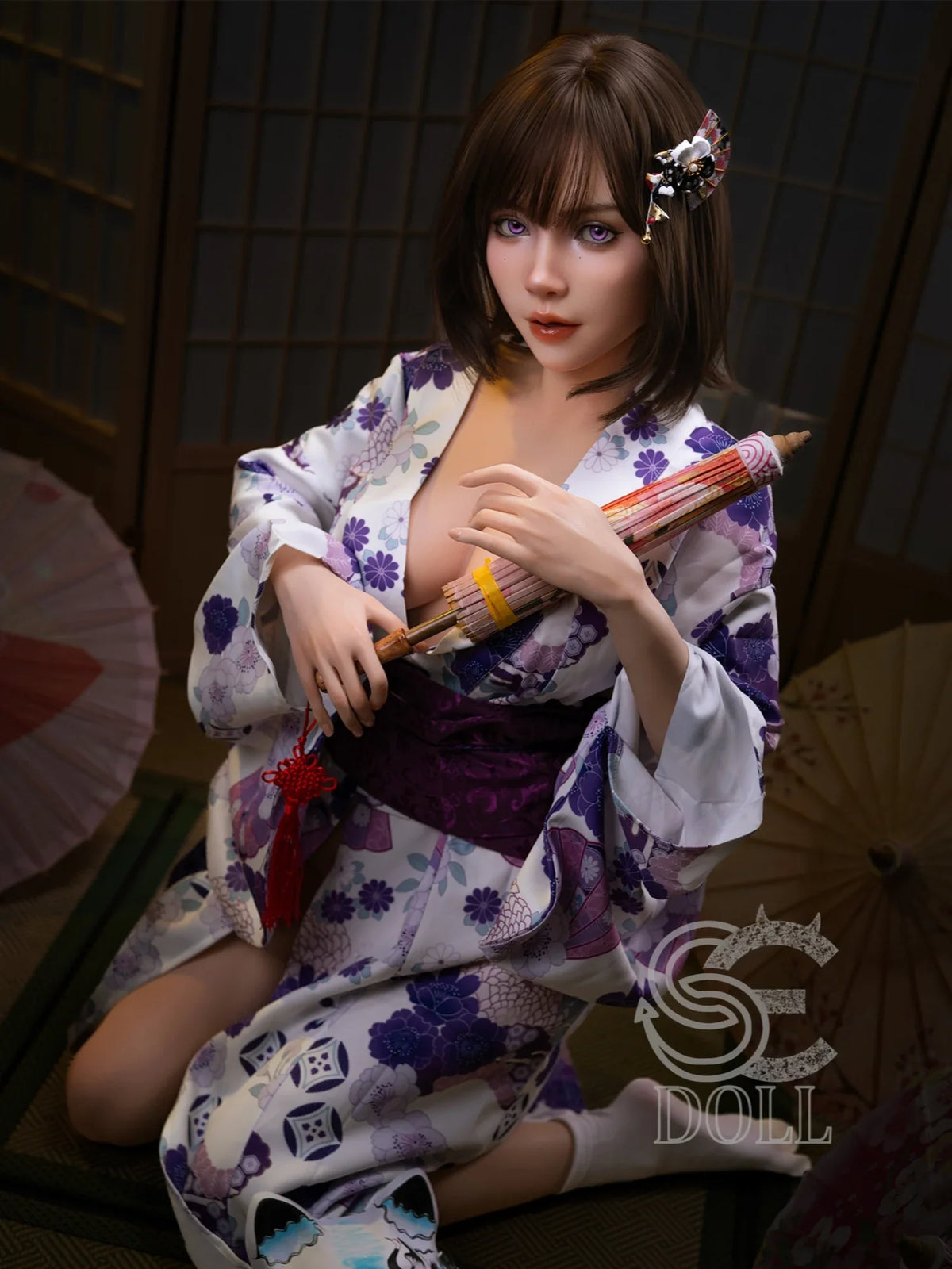 S3542-Kemeny.E D Cup Silicone Japanese Sex Doll | SE Doll 155cm(5ft1)-23kg