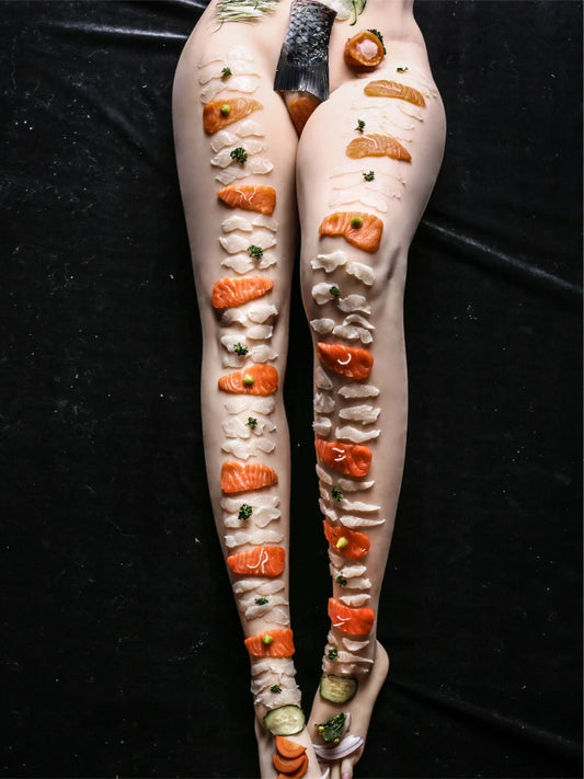 M7-White Sexy BBW Doll Legs Male Adult Toys Masturbator Climax Doll｜(58.4lb/84cm)