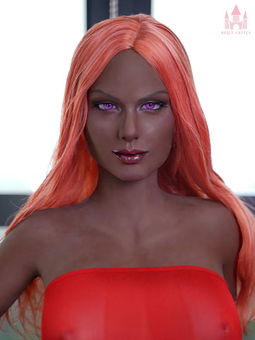 S267-150cm(4ft11)-41kg F Cup Fat Ass TPE Black BBW Real Sex Doll｜Castle Doll
