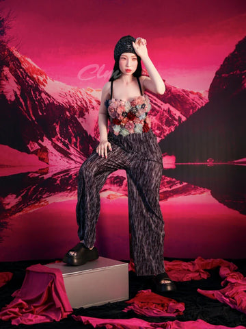 S37-B Cup Janice Petite Silicone Chinese Sex Doll Climax Doll Ultra| 160cm(5ft3)-34kg