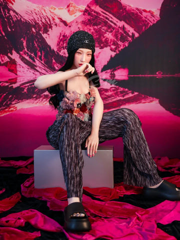 S37-B Cup Janice Petite Silicone Chinese Sex Doll Climax Doll Ultra| 160cm(5ft3)-34kg