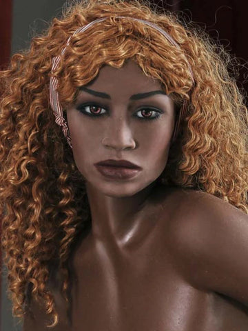 F325 Irontech Doll Head】TPE Sex Doll Head African