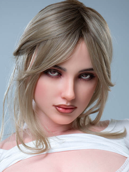 F283【Irontech Doll Head】 Sex Doll Head Silicone