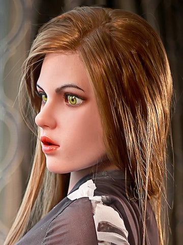 F35 ROS Free Hair Impants  Real Oral Movable Jaw Silicone Sex Doll Head   | SY Doll