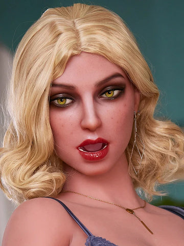 F30 ROS Free Hair Impants  Real Oral Movable Jaw Silicone Sex Doll Head   | SY Doll