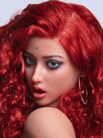 F2 ROS Free Hair Impants  Real Oral Movable Jaw Silicone Sex Doll Head   | SY Doll