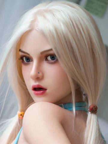 F7 ROS Free Hair Impants  Real Oral Movable Jaw Silicone Sex Doll Head   | SY Doll