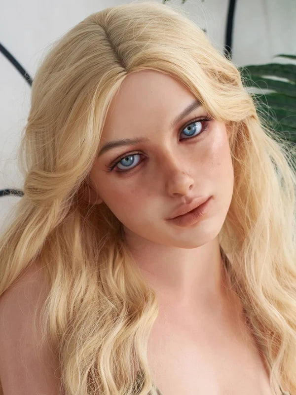 Realistic ROS Silicone Sex Doll Head