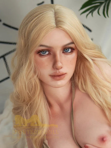 F366 Irontech Doll Head- Realistic ROS Silicone Sex Doll Head Only