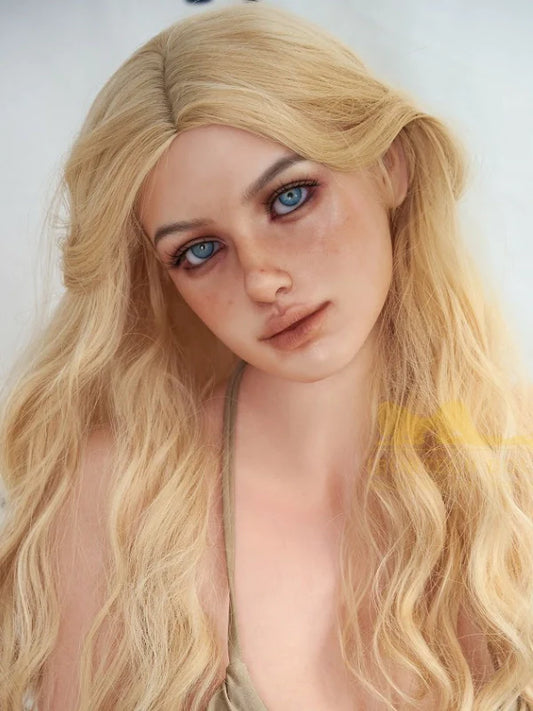 F366 Irontech Doll Head- Realistic ROS Silicone Sex Doll Head Only
